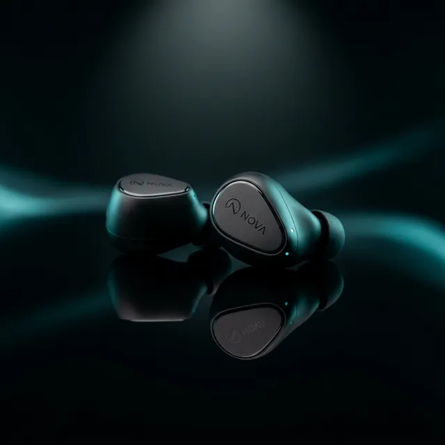 VOVA Audio — AI-generated tech product photography