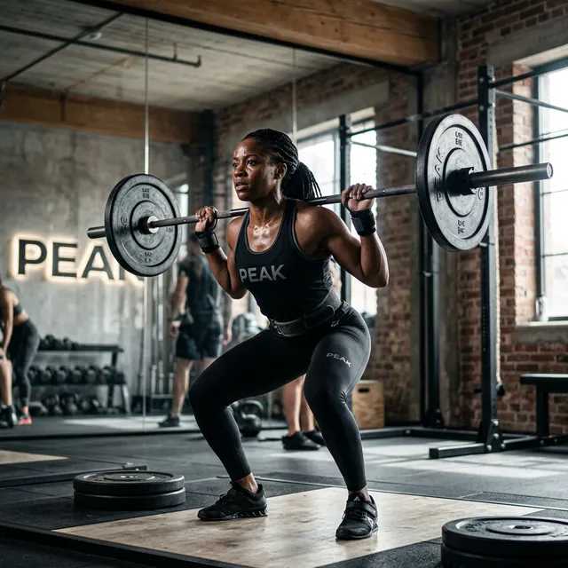 PEAK Fitness — AI-generated athletic brand content