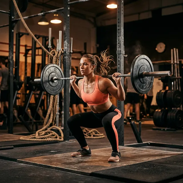 CrossFit squat action